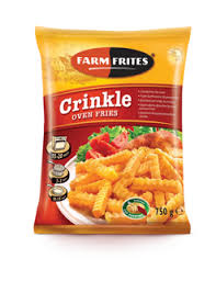 FARM FRITES Crinkle hullámos hasábburgonya 750 g