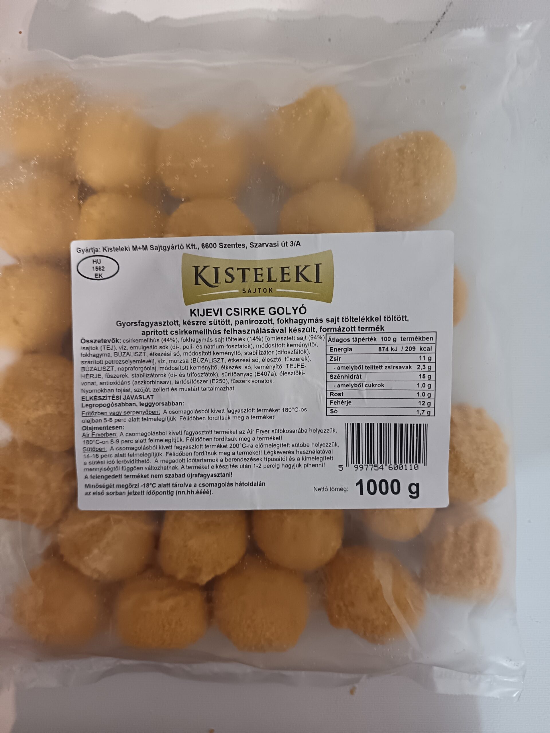 Kijevi Csirkegolyó 1kg