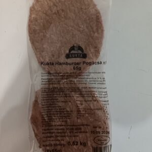 Kukta Hamburger Pogácsa- CSH 15x0,52kg 65g