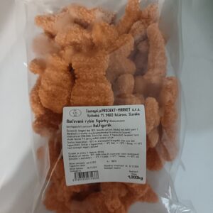 Panírozott halfigurák 100% halfiléből 1kg