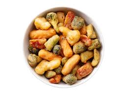 Zöldségfalatok ropogós tempura bundában.1kg